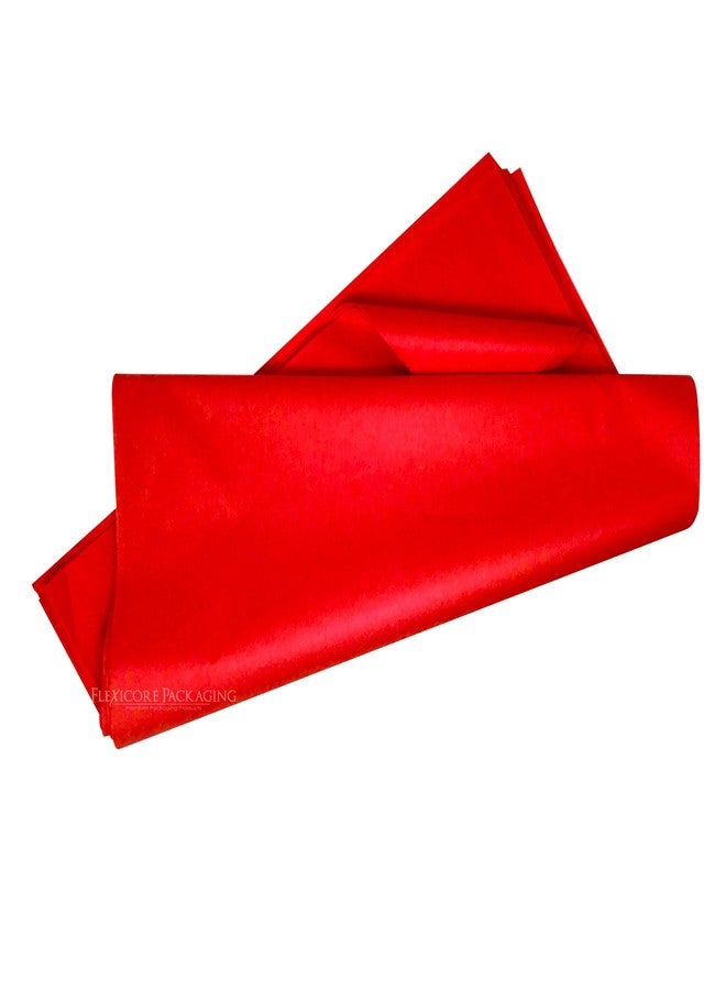 Premium Quality Gift Wrap Paper 1 X Red Tissue Paper 20 Inch X 30 Inch - 48 Sheet Pack-Flexicore Packaging® - Image 2
